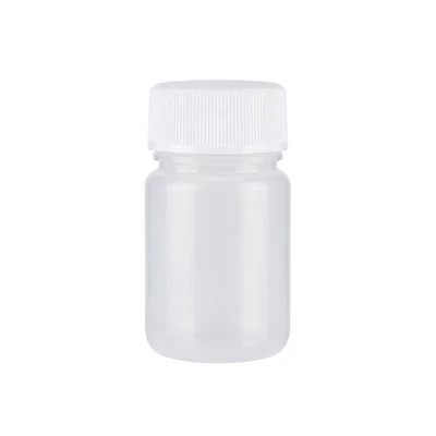 Cometek 30ml Polypropylene Reagent Bottle Pack of 12 for Laboratory Use Wide Mouth Leak Proof