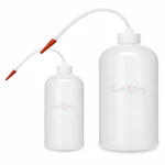 LABXPRT Polypropylene Wash Bottle 500ml 1000ml Plant Watering Tattoo Work Cleaning Flexible Tube Leakproof Cap