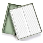 Cometek 100 Slide Capacity Slide Box for Holding 75mm x 25mm Slides, Polystyrene for Securing Curated Specimen Sets