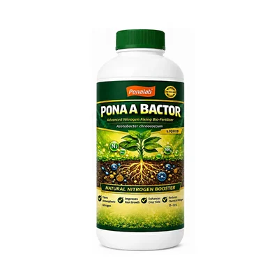 PONA A BACTOR Liquid (5 ltr) | Acetobacter spp. 1 × 10⁸ CFU/ml Nitrogen Fixing Bio-Fertilizer for Sugar Rich Crops