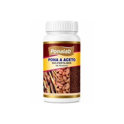 Pona Aceto Bio-Fertilizer 500ml Acetobacter spp. (1x10^8 CFU/ml) Nitrogen Fixing PGPR Inoculant for Sugar Rich Crops
