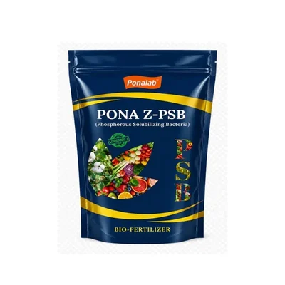Pona Z PSB Powder 1 kg Bio-Fertilizer 5×10⁷ CFU/g Dual-Action Zinc & Phosphate Solubilizing Bacteria for Agriculture Use