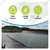 ZN GLOBAL NATION 300 Micron HDPE Geomembrane 18 x 36 feet Pond Liner Sheet for Water Retention