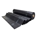 Heavy Duty 300 Micron HDPE Geomembrane Fish Pond Liner Sheet 9 x 9 feet for Irrigation Pond, Aquaculture Pond