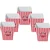 Multicolor, 32 OZ (960ml) Popcorn Container for Indoor and Outdoor Events(Pack-100 Pcs)
