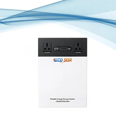 ECOSOR 1000W Portable Hybrid Inverter 2009Wh Lithium Battery 550W Solar Compatible for Small Shops Emergency Backup