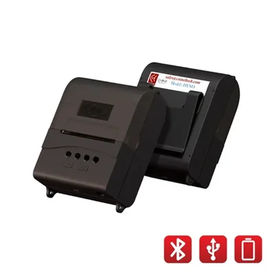 CoiNel 7.4V 2600mAh Battery Portable Thermal Receipt Printer with Multi-Language Support, USB & Bluetooth (DYNO-BTUB-EG)