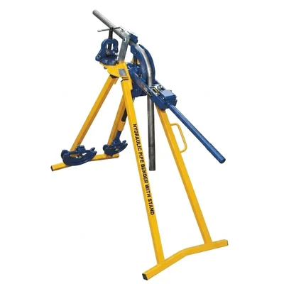 Inder 1/2-1 Inch Portable Conduit Pipe Bender with Integrated Vice and Aluminum Formers, Heavy-Duty Stand, P-233B