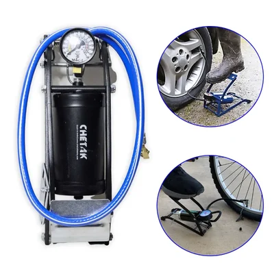 Chetak 150 Psi Max Pressure Portable Foot Operated Air Pump
