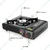 Portable Single Burner Gas Stove with Carry Case