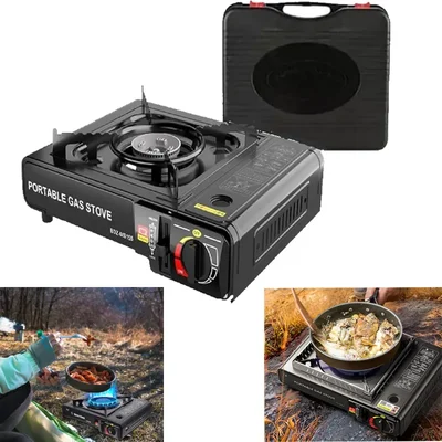Portable Single Burner Gas Stove with Carry Case