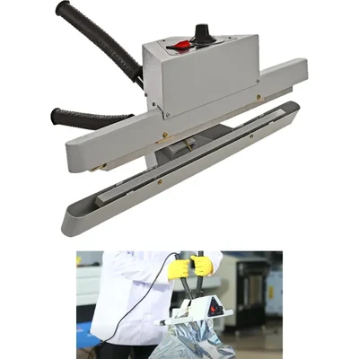 Hand Held 400 mm Portable Crimp Sealer 12 mm Width