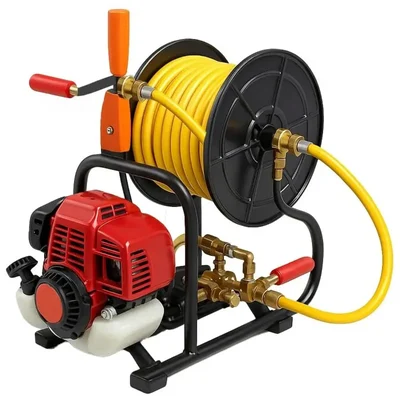 Jeevan Shakti JS-768WH 4-stroke Portable Power Sprayer with 50 meter Hose Collecting Unit and 139F Engine