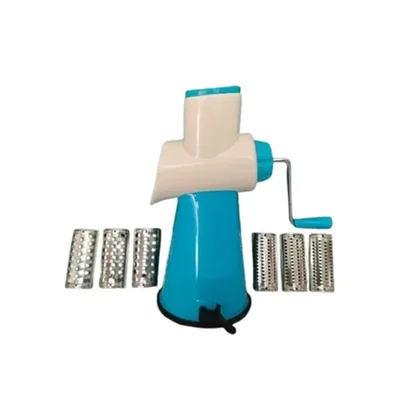 GLP Portable Manual Hand Press Juicer and Slicer with 3 Rotary Blade ( Pack of 8 )