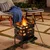 Portable Metal Firepit for Home Waste Incinerator and Campfire Compact Bon Fire Pit for Outdoor Heating