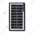 Solar Mini Inverter Emergency Light Kit with Solar Panel, 3 Bulb and 5 in 1 Charging Cable