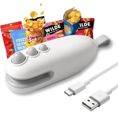 ENEM Portable Mini Sealing Machine for Food, Snacks, Chips, Fresh Storage