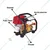 MECSTROKE Portable Power Sprayer with 2 Stroke 52 cc Petrol Engine With Hose Pipe and Other Accessories