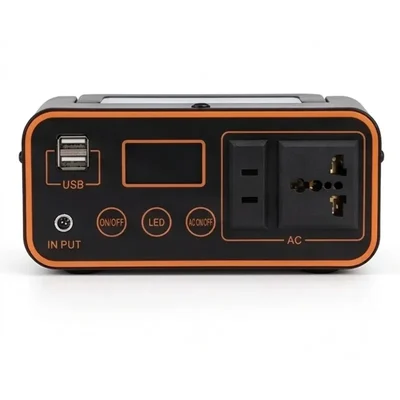 Genuine Power 300W Pure Sine Wave 180Wh Metal Upgraded Portable Power Station with Solar Charging LCD Screen & LED (SMS 1200)
