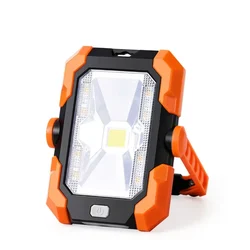 GIGAWATTS GW-192 Solar Portable 1W LED Work Light Flood Lamp With USB Useful for Workshop, Garage & Camping 