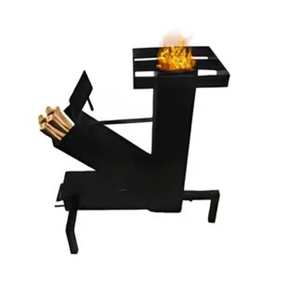 Portable Wood Burning Camping Stove for Outdoor Cooking, Camping, Picnic, BBQ