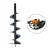 Heavy Duty 8 Inch Drill Bit for Stihl BT230 Earth Auger | Post Hole Digger Machine