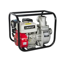 Crop 10 Portable 3 Inch Petrol Water Pump Used For for Agriculture, Farming, Irrigation & Draining
