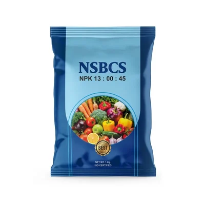 NSBCS NPK 13:00:45 Potassium Nitrate (1 kg) High-Potassium Water-Soluble Fertilizer for Enhanced Flowering, Fruiting