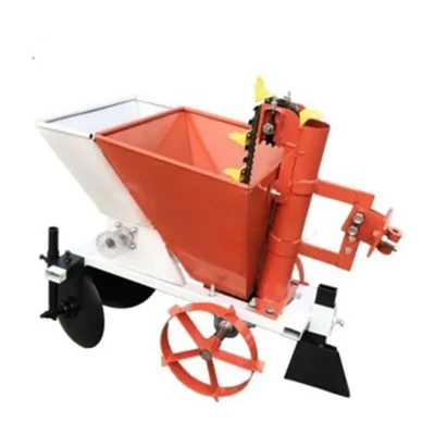 SPRAYMAN Potato Planter with Fertilizer for 8 Hp and Above Centre and Back Rotary Power Weeder