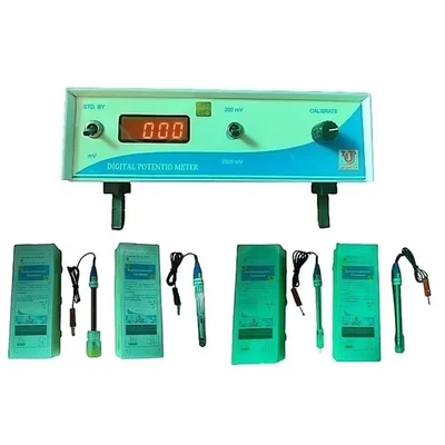 Lab Junction Digital Potentiometer for Potentiometric Titrations with Glass, Reference, Silver & Platinum Electrodes LJ-118