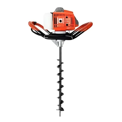 Sprayman 68 CC Petrol Earth Auger with 2 Inch Bit | 2 Stroke Soil Drilling Machine SEA-7000