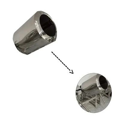 Vinayak Machines SS Tilting Coating Pot with 10kg Capacity For Uniform layers of Seasoning,Masala,Sugar,Chocolate,Snacks