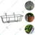 Heavy Duty Plant Stand, Galvanized Black Metal Flower Pot Holder For Office, Home, Garden & Balcony Decoration
