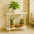 Heavy Duty 2-Tier Plant Stand, Anti-Rust Metal Flower Pot Holder, For Outdoor and Indoor Decor(Color-White)