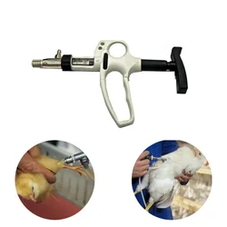 GKI Poultry Vaccinator Gun/Syringe Veterinary Surgical Medical Instrument, 0.1cc to 0.1ml Dosage