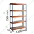 SUWAS TROLLEY STORE 1200 x 250 x 1500 mm 100 Kg Load Capacity 5 Shelves Mild Steel Powder Coated Storage Rack SU-SR-009