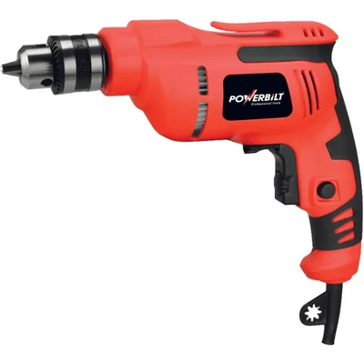 POWERBILT 10mm 650 Watt Water Proof & Dust Proof Drill Machine With Variable Speed & R/F Function (PBT-ED-10RE)