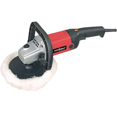 Powerbilt 180mm(7") 1500 Watt Variable Speed Electric Car Polisher, 0-2300 RPM (PBT-CP-1500)