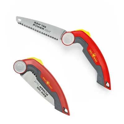 Wolf-Garten Power Cut Saw 145 Folding Hand-Powered Pruning Saw with 14.5 Cm Blade Length for Tree Cutting,Plant Cutting