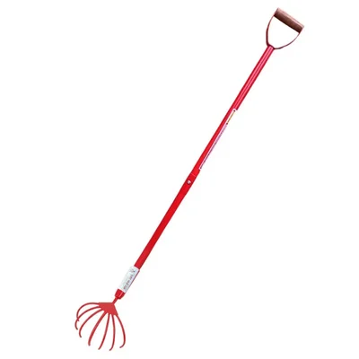 Global Nature Agro 7 Tine Hand Cultivator With 4.25 Feet Handle, For Weeding, Loosening Soil & Aeration, GNTPH-406