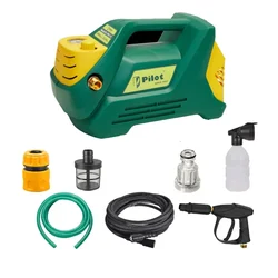 Pilot (PL-PWC-10) 150 Bar, 2800W Motor, High Pressure Washer for Car, Bike & Home Cleaning,10 LPM Flow, With Accessories