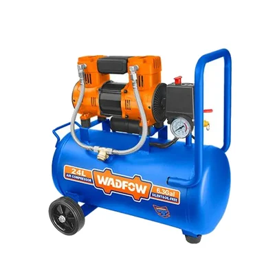 Wadfow 24L Oil Free Air Compressor with 1.5 HP Aluminium Winding Motor (WAP1A24)