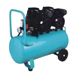 Heavy Duty 60L Oil Free & Sound Less Air Compressor With 1.5 HP Copper Winding Motor