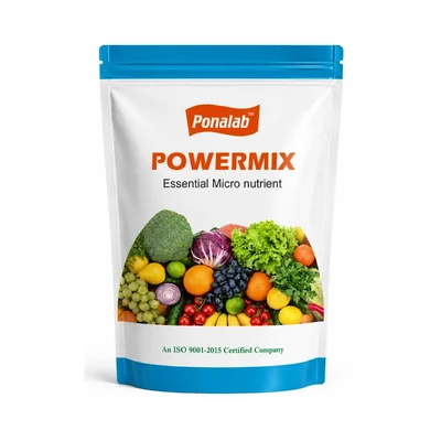 PONALAB Power Mix (1 kg) Multi-Micronutrient Fertilizer & Photosynthesis Booster for All Agricultural & Horticultural