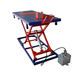 Heavy Duty 500 Kg Lifting Capacity Foot Operated Two Wheeler Lift 
