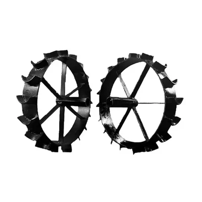 Heavy Duty 2 Pcs of 14 inch Iron Wheel for 5 to 9 HP Petrol Power Tiller