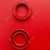 Oil Seal (25*41.25*7) Red Colour (10 Pieces) For Power Tiller, E12857781