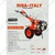 Riga Italy SC 1000-Z-E, 10 HP Self Start Diesel Power Weeder with 406cc Kama Engine