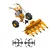 Krishitek 4.8 HP Petrol Power Weeder and Reaper with Robust Honda Engine and 1 Year Warranty