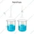 SBT Measuring Cylinders 2pcs x 10ml & Beakers 2pcs x 500ml with Blue Printed Graduation Marks, Polypropylene Material